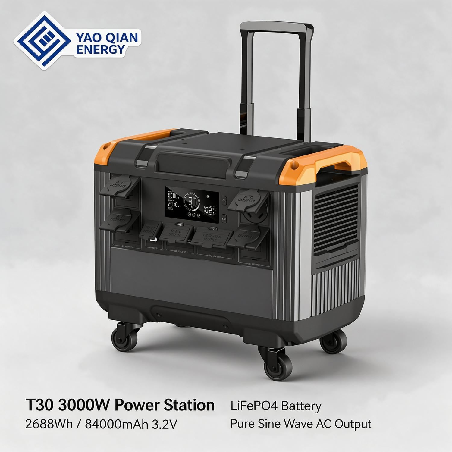 3000W 840000mAh Portable Power Station(YQ-T30) - 1