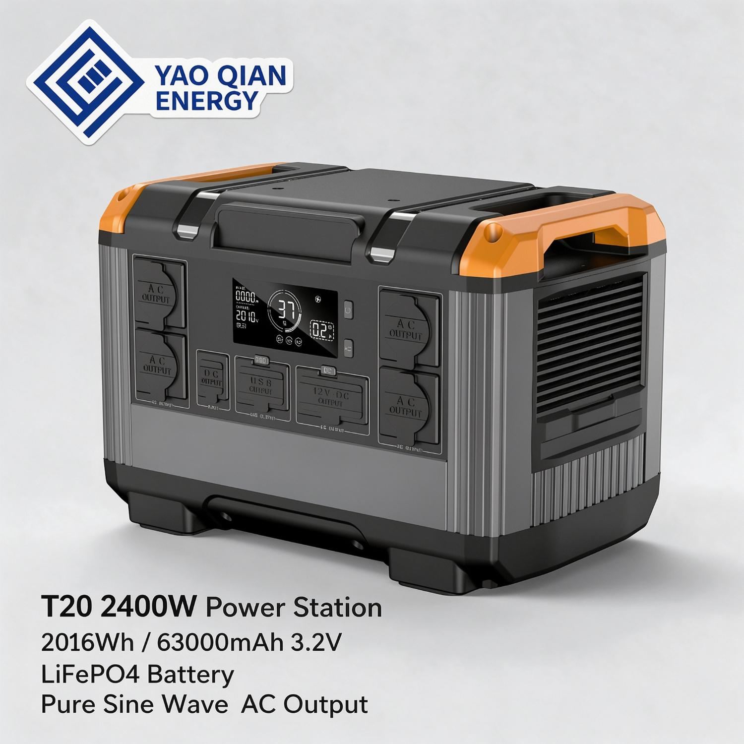 2400W 63000mAh Portable Power Station(YQ-T20) - 1