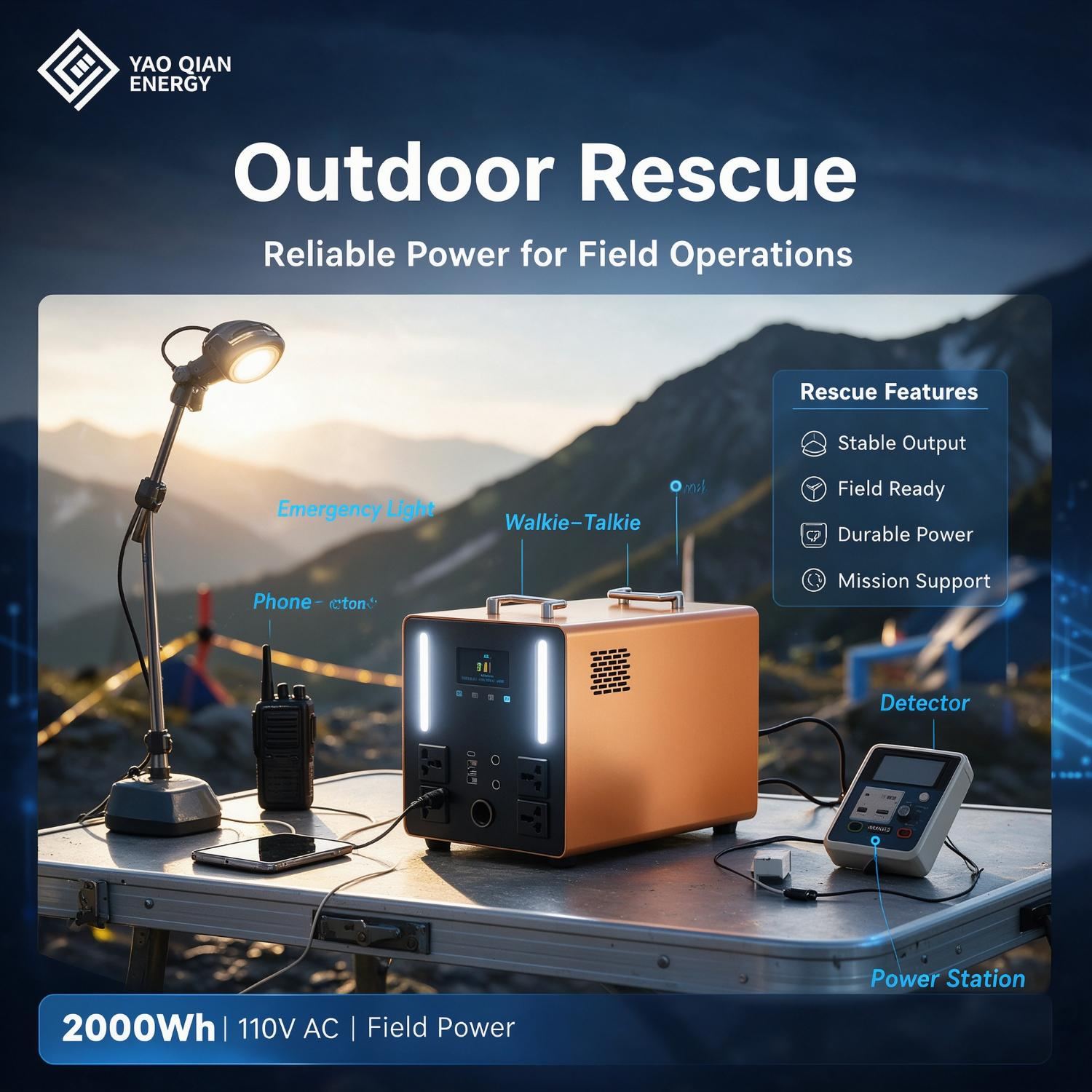 1000W 2kWh Portable Power Station - 1