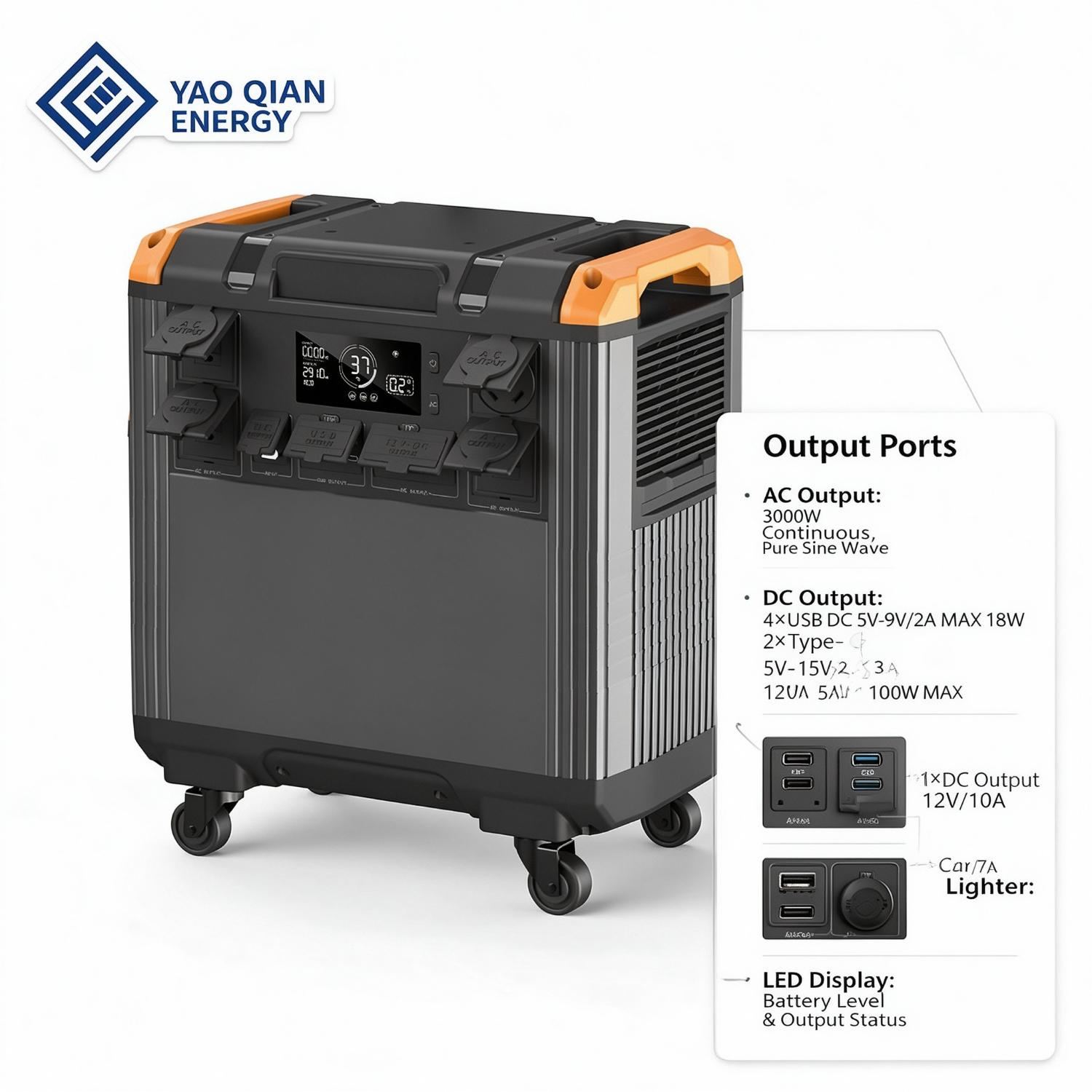 5376Wh 1680000mAh Portable Power Station(YQ-T50) - 2