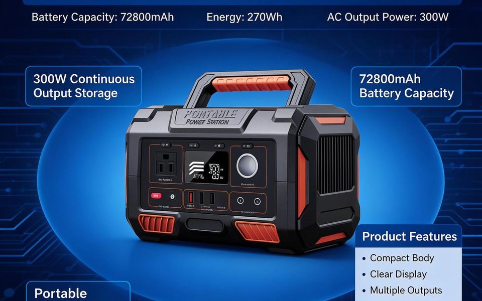 300W 72800mAh Portable Power Station(YQ-A3E)
