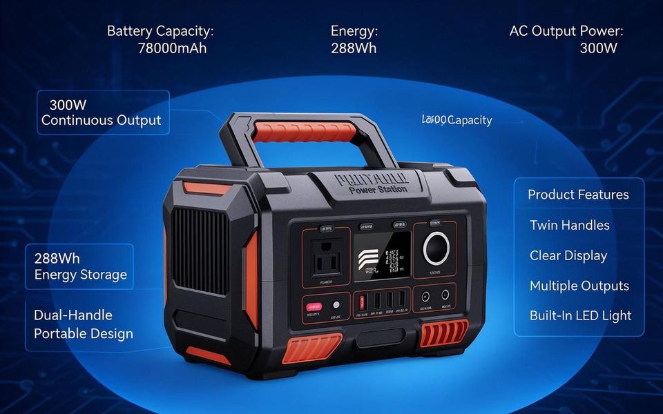 300W 78000mAh Portable Power Station(YQ-A3C)