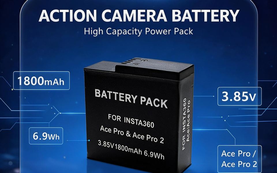 3.85V 1800mAh(6.93Wh) Camera Battery Insta360 Ace PRO / Ace PRO 2