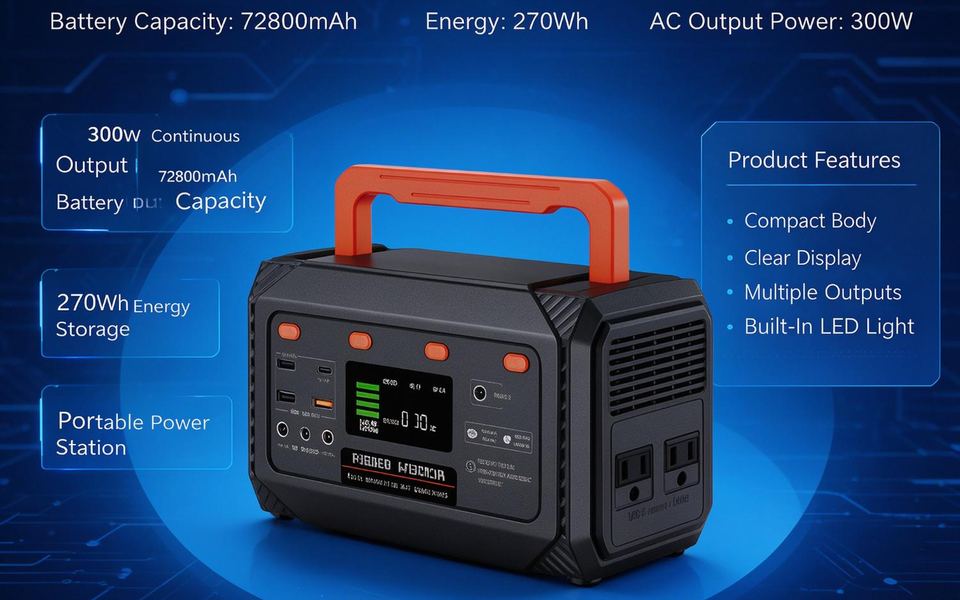 300W 72800mAh Portable Power Station(YQ-C3)