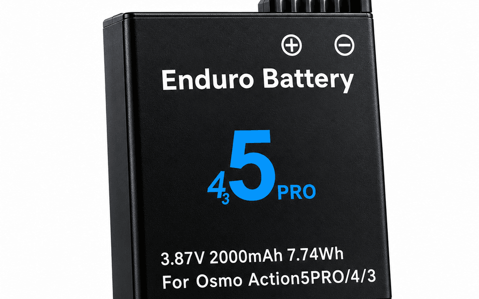 3.87V 2000mAh(7.74Wh) Camera Battery for Osmo Action 5 Pro / 4 / 3