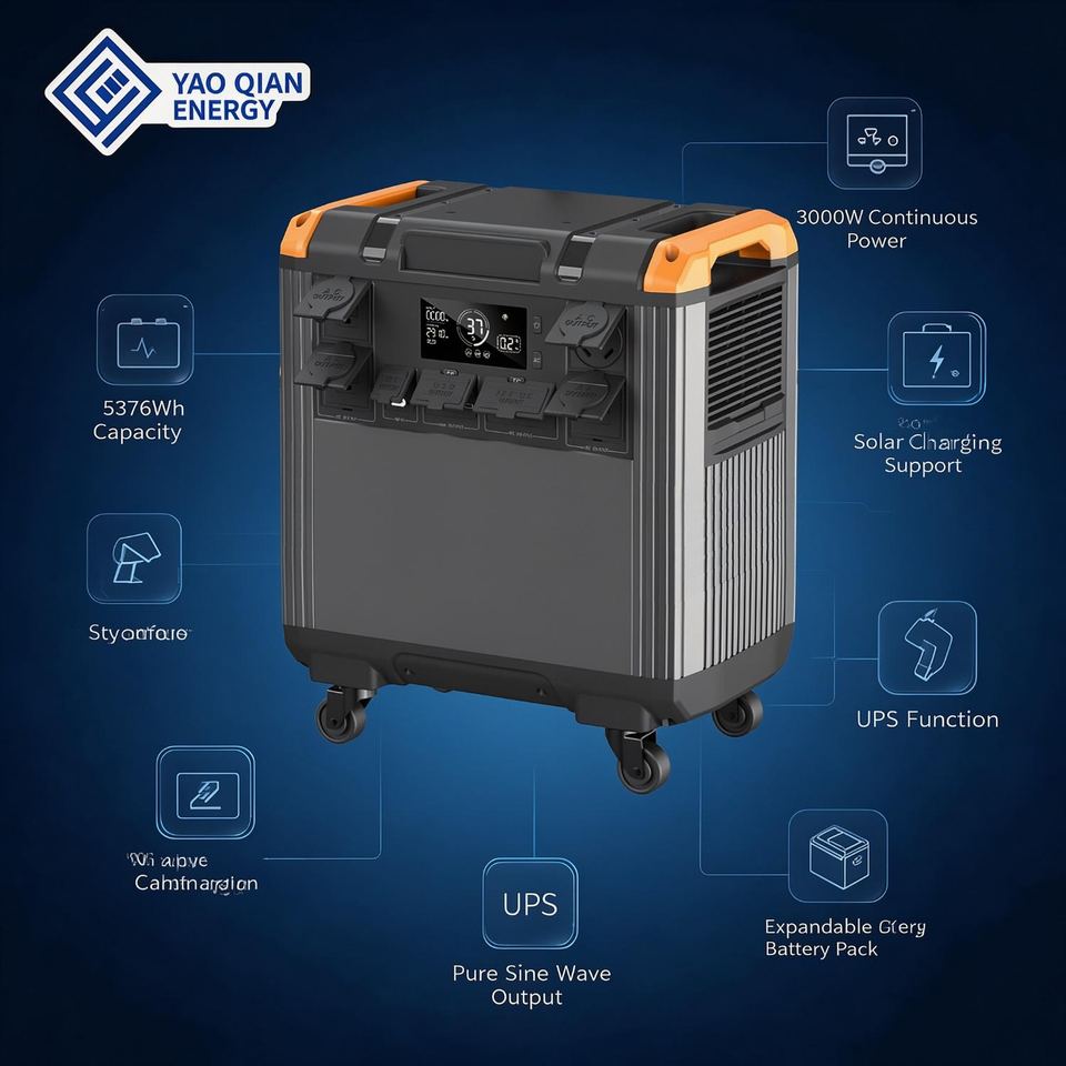 5376Wh 1680000mAh Portable Power Station(YQ-T50)