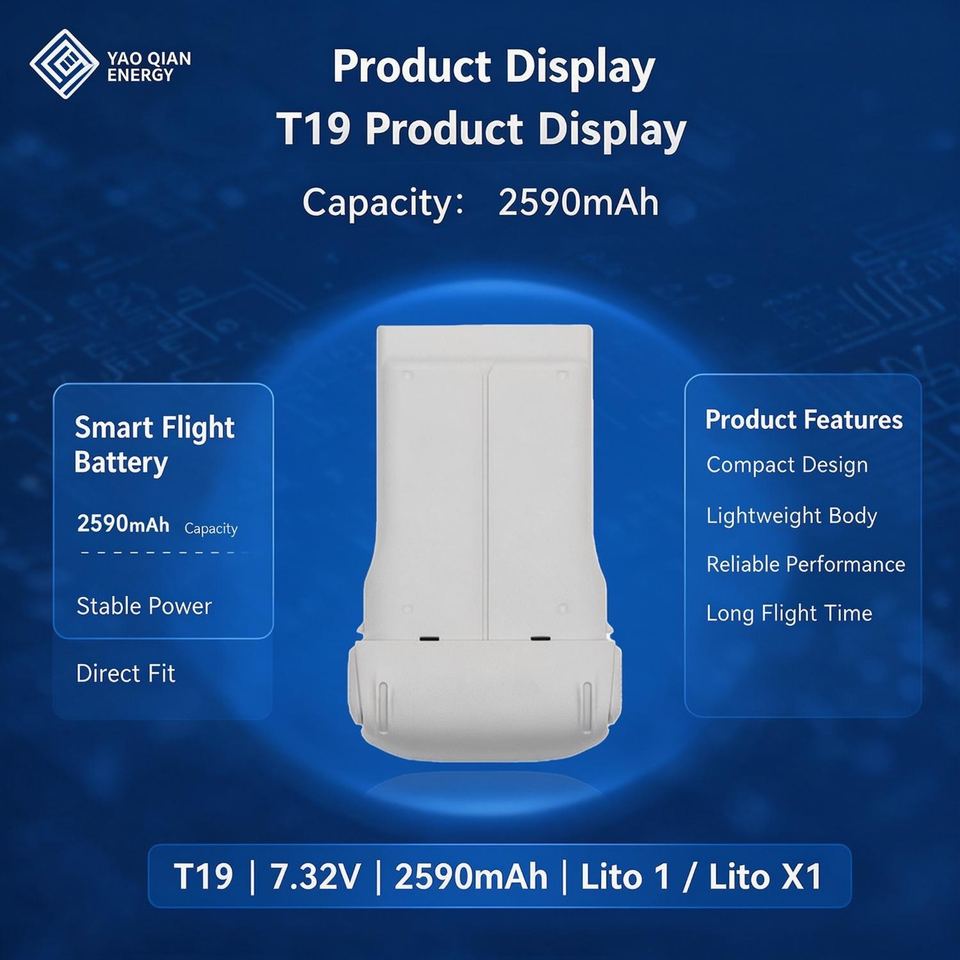 7.32V 2590mAh(T19) Drone Battery for Lito 1 Lito X1
