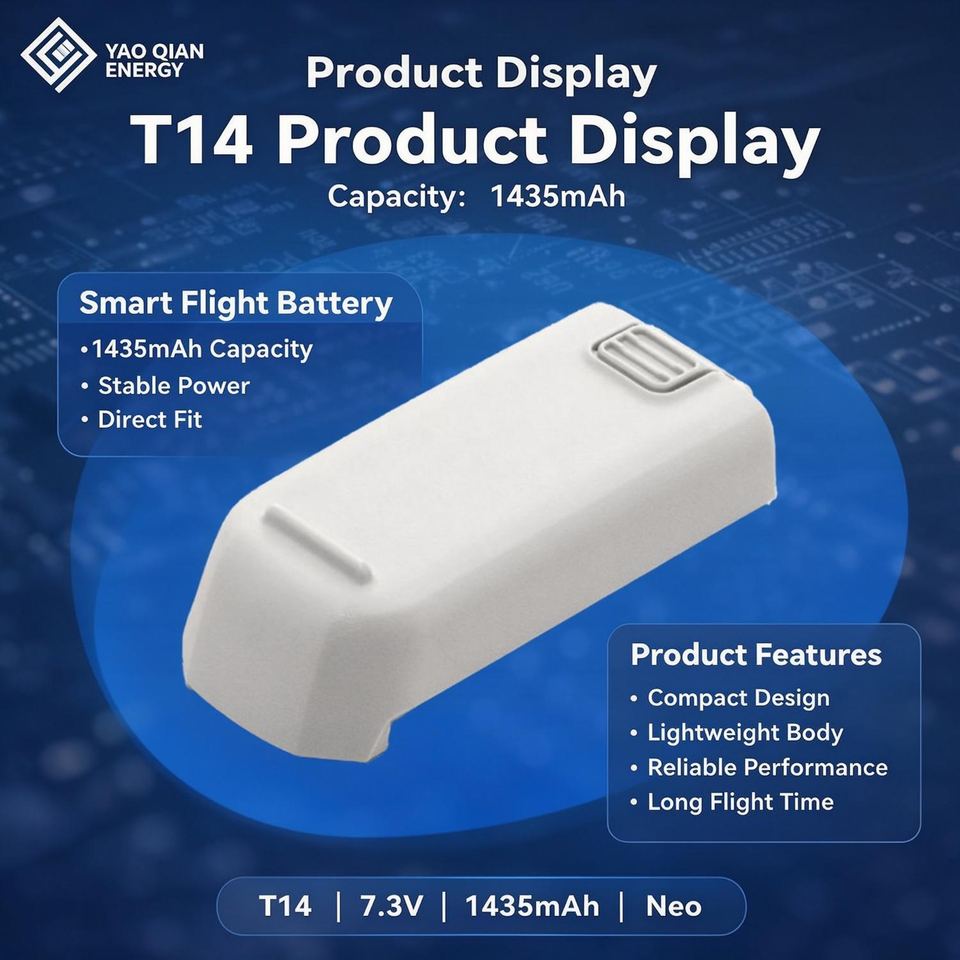 7.3V 1435mAh(T14) Drone Battery for Neo