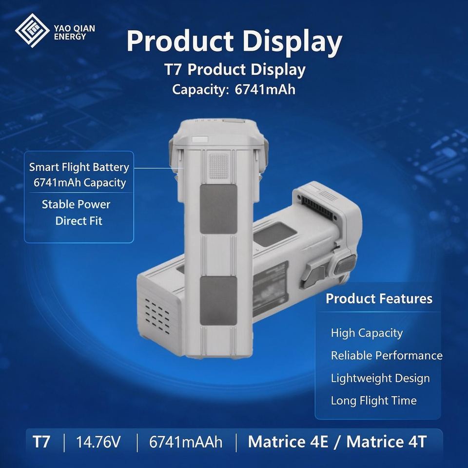 14.76V 6741mAh(T7) Drone Battery for Matrice 4E Matrice 4T