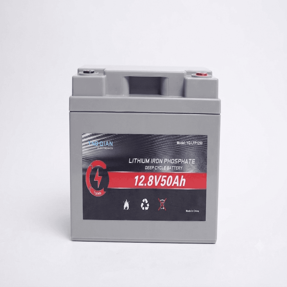 12.8V 50Ah LiFePO4 Lithium Battery