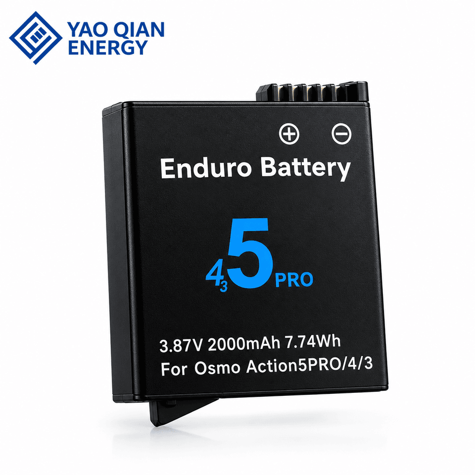 3.87V 2000mAh(7.74Wh) Camera Battery for Osmo Action 5 Pro / 4 / 3