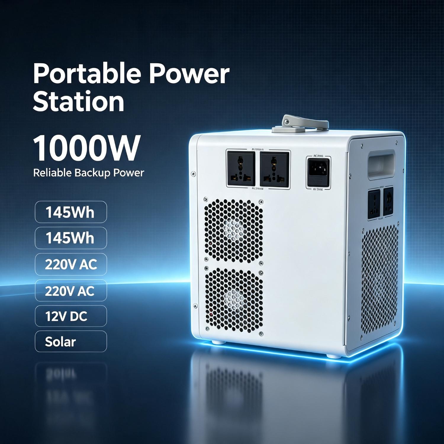 1000W LiFePO4 Portable Power Station - 2