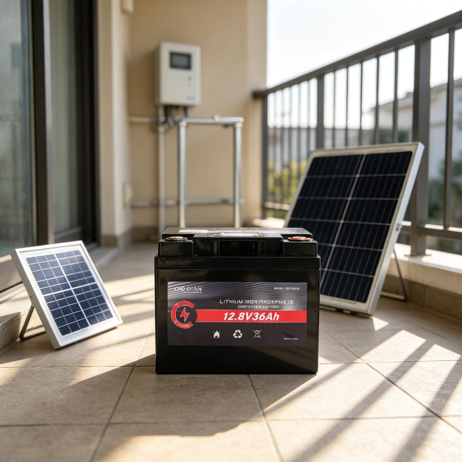 12.8V 36Ah LiFePO4 Lithium Battery - 2
