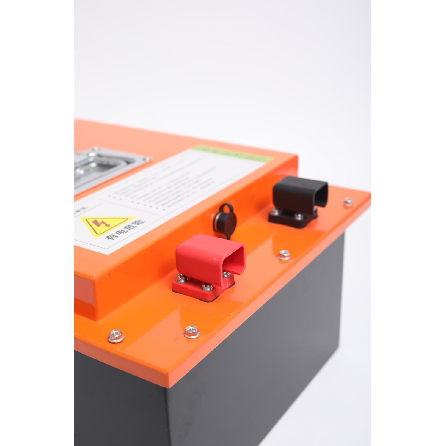 64V 50Ah Electric Tricycle and Four-wheeler Battery(Orange) - 2